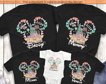 Custom 2026 Disney Family Trip Shirts, Matching Disneyland Outfits