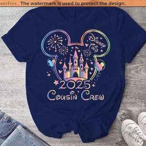 Disney Cousin Crew 2025 Shirts, 2025 Disney Cousins Shirts, Disneyland 2025 Shirts, Disneyworld Cousins Shirts, Disney Comfort Colors Shirt
