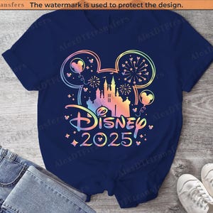Comfort Colors Disney 2025 Family Trip Shirts