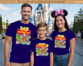 Toy Story Birthday Shirt, Toy Story T-shirt, Disney Birthday Tees, Disneyland Birthday Trip, Disney Family Shirts, Birthday Squad Shirts