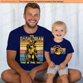 The Dadalorian Shirt, Mandalorian and Baby Yoda Shirts, Mandalorian Dad and Baby Matching Tees, Star Wars Daddy and The Child T-shirts product logo