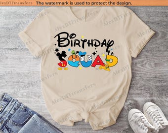 Disney Birthday Squad Shirt, Disney Birthday Shirts, Disney Birthday Boy  Shirt, Disney Birthday Girl Shirt, Disneyland Birthday Shirts