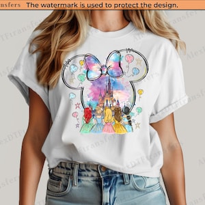 Disney Princess Watercolor Castle Shirt, Disney Besties Trip Shirt, Disney Besties Shirts, Disney Princess Shirt, Disney Girls Trip Shirts