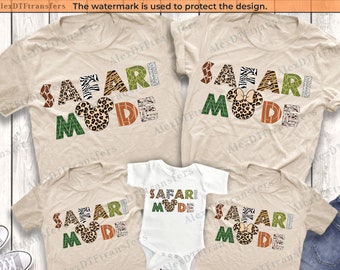 Safari Mode Family Shirts, Animal Kingdom Shirts, Disney Safari Shirts, Disneyworld Shirts, Disneyland Shirts, Safari Family Shirts
