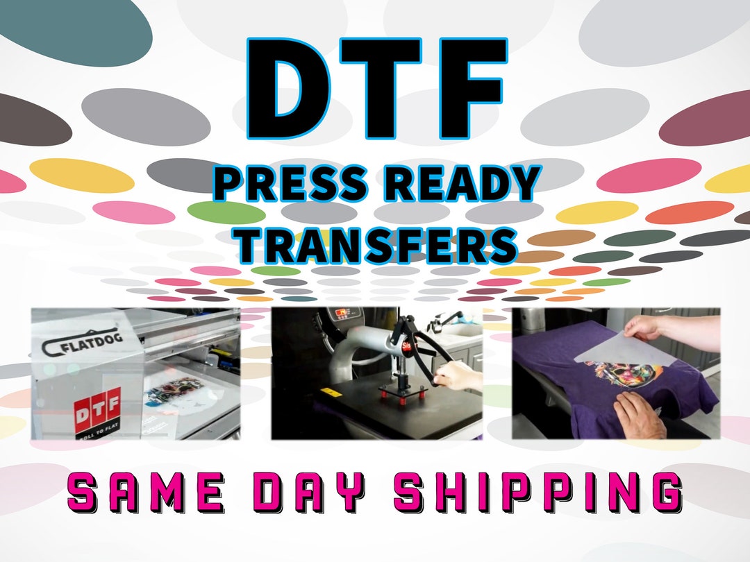 DTF Prints Gang Sheet, Custom Ready to Press, Bulk Dtf Transfer, Wholesale Dtf Print
