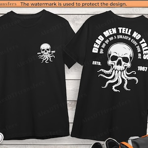 Dead Men Tell No Tales Two-sided Shirt, Pirates of the Caribbean Shirt, Yo ho Yo ho A Pirates Life For Me Shirt, Disney Pirates Shirts
