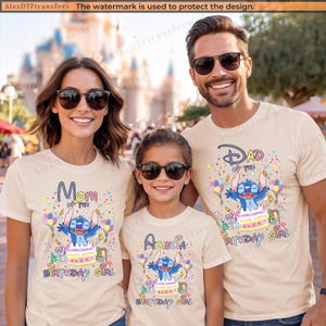 Stitch Birthday Girl Shirt, Custom Stitch Birthday Shirt Personalized Stitch Birthday Party Disney Birthday Girl Shirt Disney Birthday Shirt