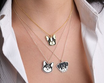 Collar de perro personalizable - Regalos lindos para mamás de perros - Regalo de joyería de animales para amante - regalo para mamá-regalo para un amigo cercano