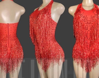 Diamond Dance Frill Leotard