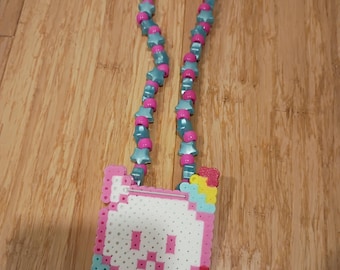 Perler chat clown