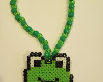 Collier de perles perler grenouille