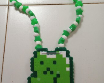 Collier perler en forme d'ours en gélatine