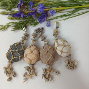 Natürliche Strand Stein Tischdecke Gewichte.Sea Rock Vorhang Gewichte Dekorative. Set Aus 4 Stück Meeresstein Gewichte.*10