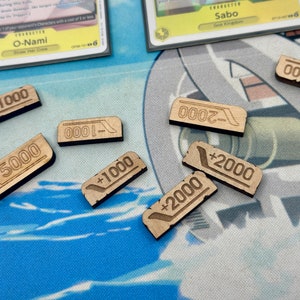 Jetons de pouvoir personnalisés pour le JCC (jeu de cartes à collectionner) One Piece