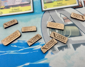 Custom Power Tokens for One Piece TCG (Trading Card Game)