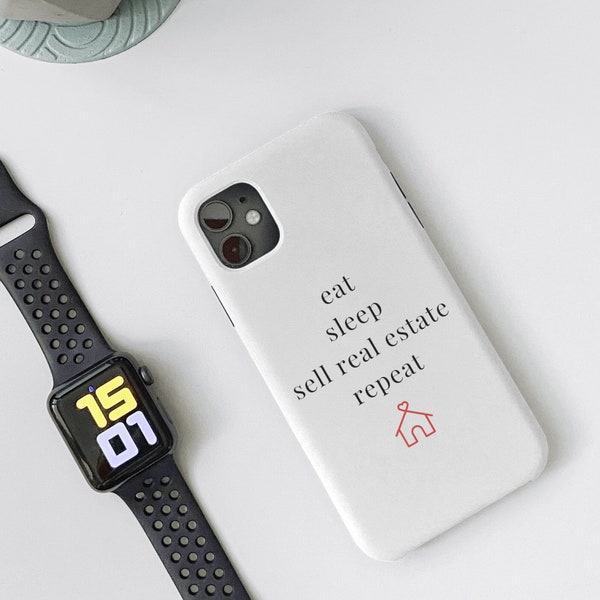 Stay Connected, Sell Inspired: Slim Phone Case for the Realtor on the Move! Iphone, samsung, android, accessory, phone accessories