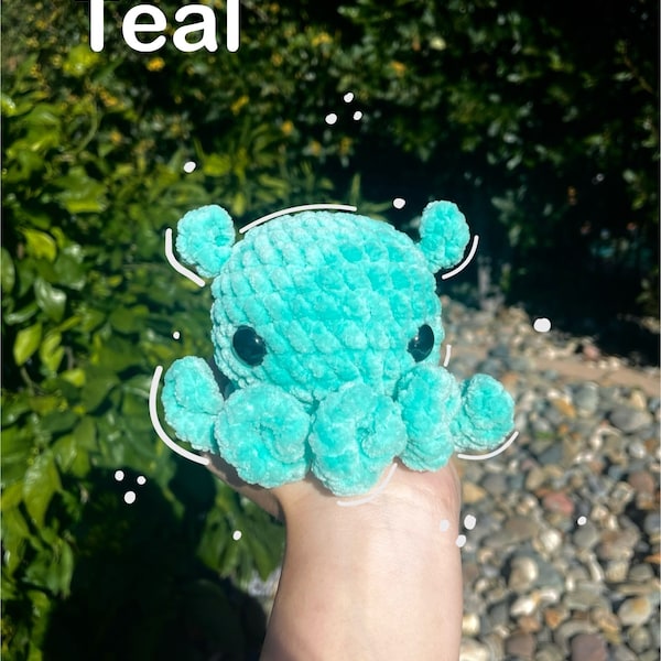 Mini Flapjack/Dumbo Octopus Crochet Plushie