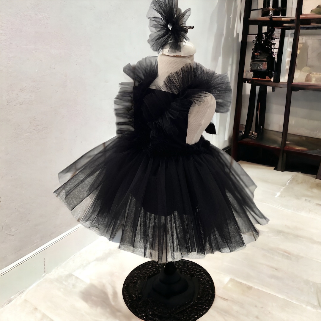 Black Baby Romper , Black Baby Costume Girl, Birthday Photoshoot ...