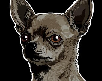 Sticker chihuahua
