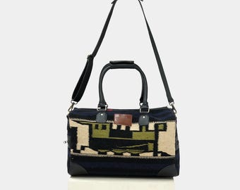 South Western Hand Woven Wool Weekender Dakota Duffel Bags (NTWD)