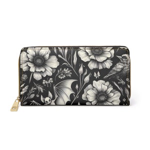 Portefeuille Chauve-Souris Gothique Cottagecore, Accessoires Dark Academia, Porte-Monnaie Goblincore, Porte-Monnaie Sorcière, Cadeaux Fantasmagoriques Pour Les Amateurs, Esthétique D'halloween, Goblincore