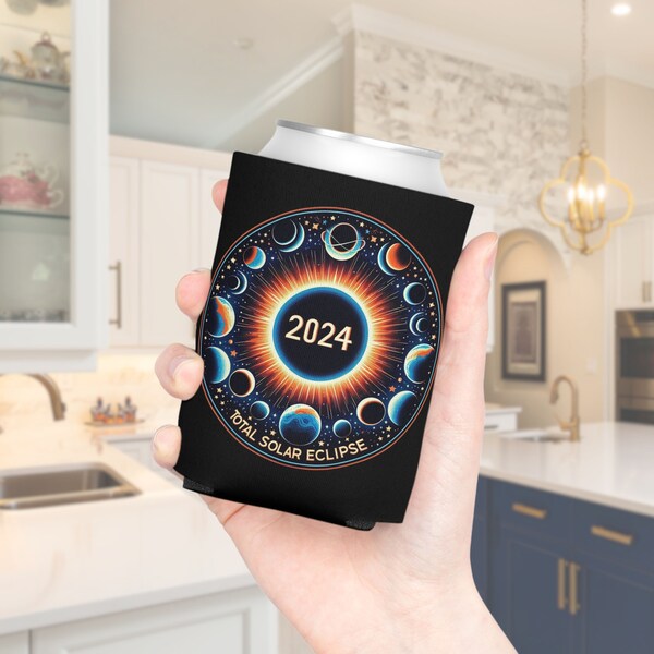 2024 Solar Eclipse Items, Slim Can, Regular Can Total Solar Eclipse Products, Celestial Gifts, 2024 Eclipse Supplies,Can Supplies,Can Cooler