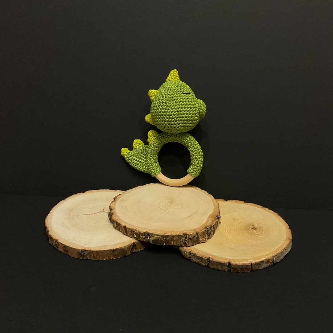 Dinosaur Rattle - Etsy