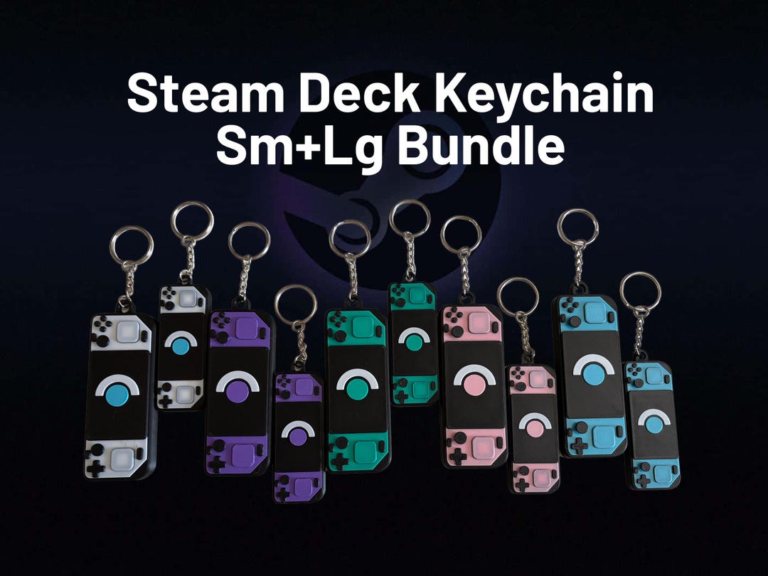 Keychain Console Steam Deck Keychain Bundle, Video Game Console Keychain, Miniature ...
