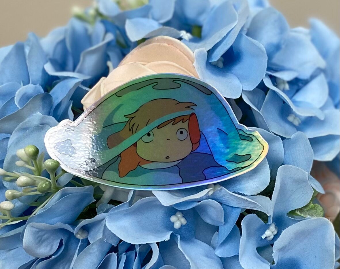 Ponyo Holographic Vinyl Sticker | Studio Ghibli Fan Art | Anime Art | 1 ...