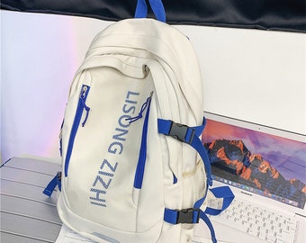 Mochila escolar de lona, mochila de viaje para ordenador portátil universitario, el regalo más elegante para niña y niño, mochila escolar informal