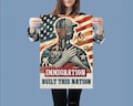 Immigration Built This Nation Printable Wall Art: Immigrant Workers Print | Instant Digital Download product logo