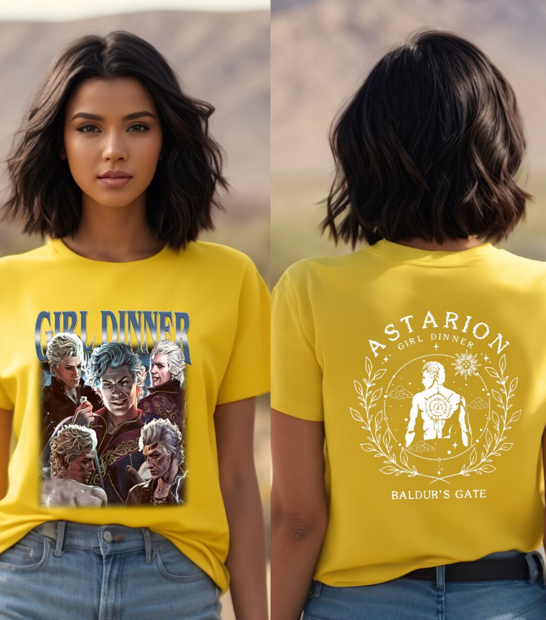 T-Shirt Unisexe Astarion Baldur's Gate 3 - Neuf Avec Étiquettes, Design Gamer Et Confy