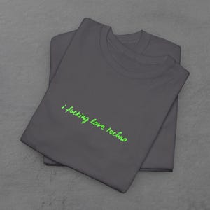 Ich liebe Techno - Lustiges T-Shirt, Unisex Rave Tee, Rude T-Shirt, Ich liebe Techno T-Shirt, Geschenk für Techno Musik Fans
