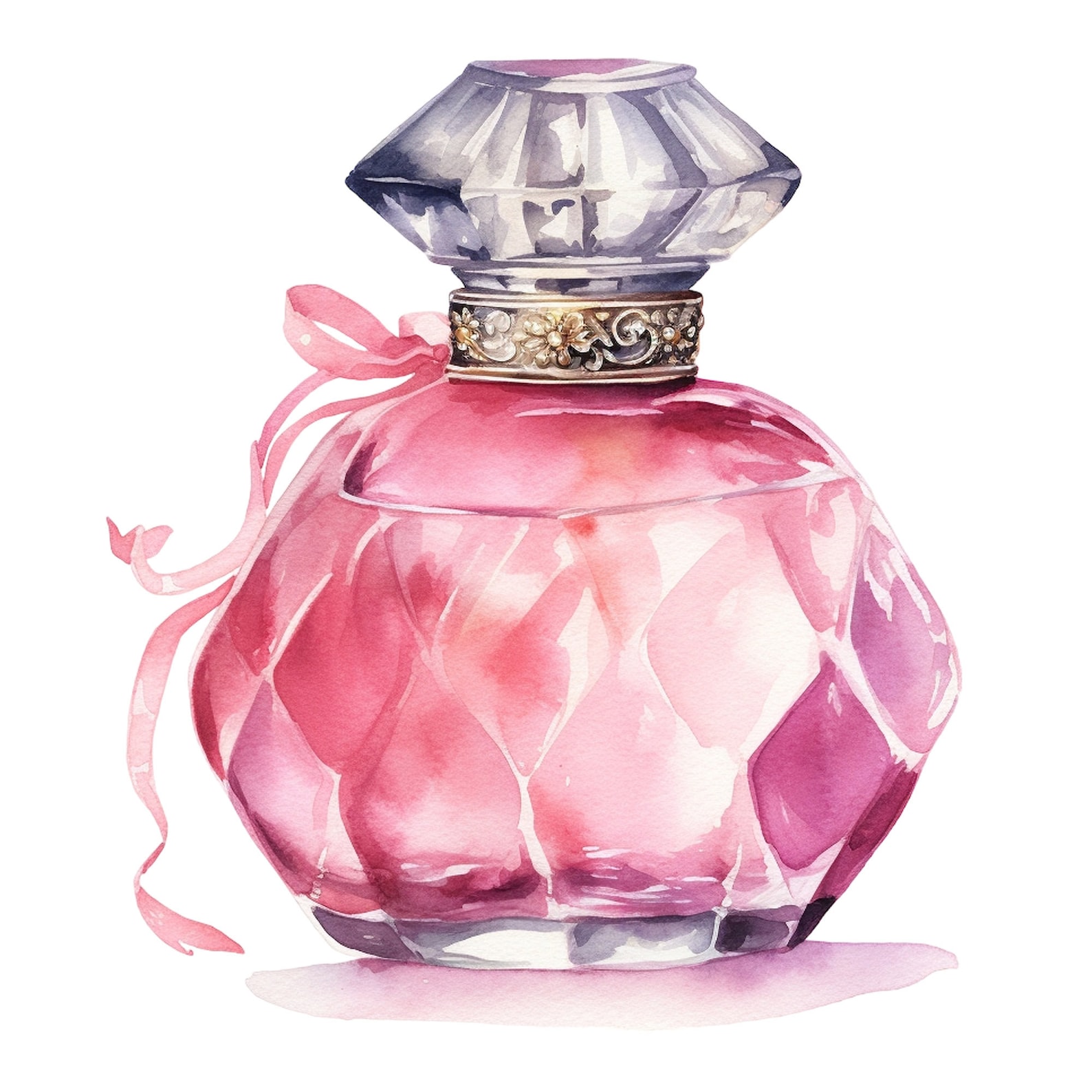 10 Watercolor Perfume Bottle Clipart - Digital Download PNG Files for ...