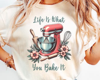 Chemise de pâtisserie, cadeau pour pâtissier, chemise pour amateur de pâtisserie, t-shirt de pâtisserie, chemise de boulanger, cadeaux de pâtisserie, cadeau pour maman, amour de la pâtisserie, t-shirt de pâtisserie mignon