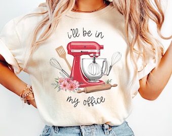 Maglietta per amanti della pasticceria, maglietta con i colori più comodi per i fornai, regalo per la festa della mamma, maglietta per pasticceri, regalo per pasticceri, regalo per pasticceri, adoro cucinare