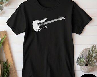Fender Stratocaster Guitar Shirt: Musician Tee