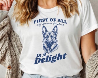 German Shepherd T-Shirt, Dog Mom Gift,