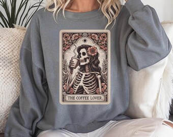 Sudadera con la Carta del Tarot del Café: Un Regalo para los Amantes del Café