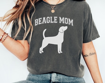 Beagle Mom Shirt: Comfort Colors Dog Lover Tee