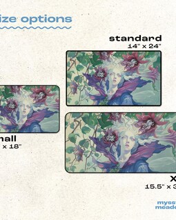 Oona, Queen of the Fae MTG Playmat Floral Fairy Desk Mat Lorcana