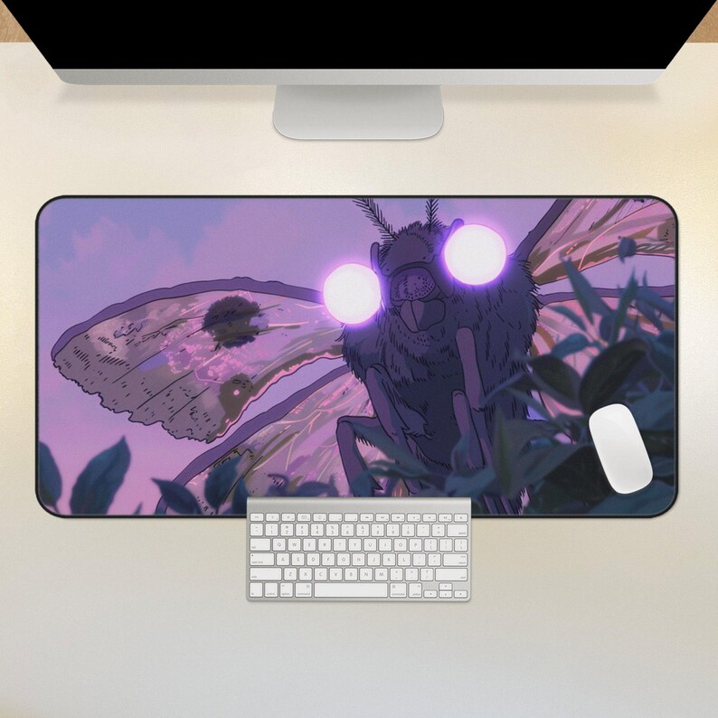 Fallout MTG Playmat Wise Mothman Gaming Mat Fallout TCG Playmat Purple ...