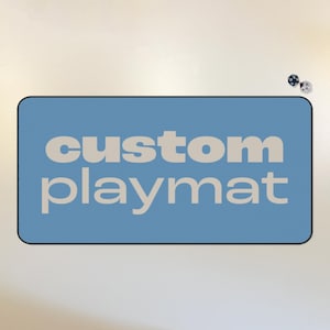 Tapis de jeu MTG personnalisé Magic the Gathering TCG Tapis de bureau personnalisé - ajoutez votre propre image !