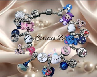 Anime Character Charm Bracelet