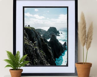 Framed Print - Irelands Most Northerly Point - Malin Head - Ireland -  16x12" Print in 16x20" Frame