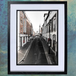 Framed Print - Butcher Street - The Diamond - Derry/Londonderry - Ireland -  16x12&quot; Print in 16x20&quot; Frame