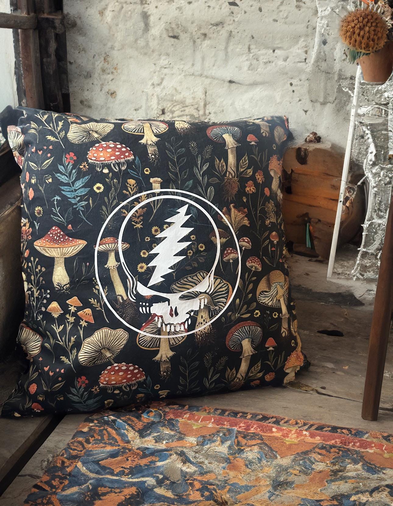クッション・座布団 GD Lightning Bear Cushion grateful dead Amazon.com: Grateful Dead Kurt Adler UL 10-Light Bears Light