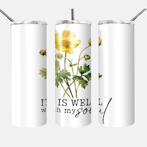 Christian Tumbler Wrap Está Bem Com Minha Alma Png 20 Oz Tumbler Wrap Digital Design Only Bible Tumbler Wrap Png Download Classic Hymn Wrap