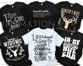Jacht vrouw SVG, Funny Hunters Wives Social Club png, seizoensgebonden weduwe png, jacht Tumbler wrap sublimatiebestanden, alleen digitale download