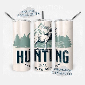 Jagdbecher Png 20 Unzen Skinny Tumbler Wrap Sublimation Png lustige Jagd Sublimation Design Download PNG Instant NUR DIGITAL Jagdsaison